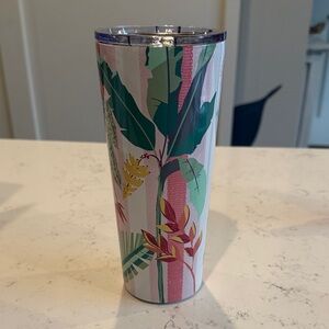 Spartina 449 Tropic Flamingo Tumbler NWOT